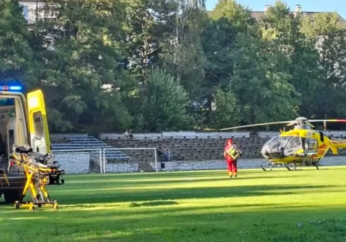 Tragiczny wypadek w Świeradowie - Zdroju. Nie żyje rowerzysta.