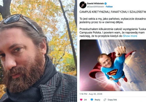 Dawid Wildstein ostro o wystąpieniu Tuska na Campusie. „Przejdzie kiedyś do podręczników”