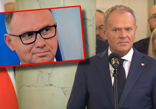 Andrzej Duda wrócił i wybrał przemoc. Pogrążył Tuska jednym zdjęciem. „Naprawdę?”