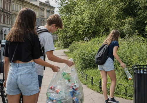 Młodzi krakowianie masowo zbierają butelki kaucyjne ze śmietników. Lekcja przedsiębiorczości czy sygnał problemów społecznych? (NASZA ROZMOWA)
