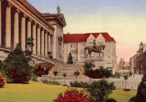 Tam, gdzie w przedwojennym Wrocławiu było największe muzeum w mieście, stanęła niewielka szkoła