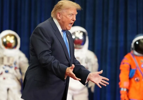 Donald Trump mówi o 
