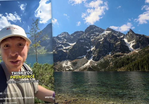 Amerykanin odwiedził Morskie Oko. Nie krył zachwytu. 