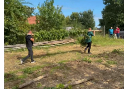 Żniwa chmielowe w parku etnograficznym w Dziekanowicach (wideo)