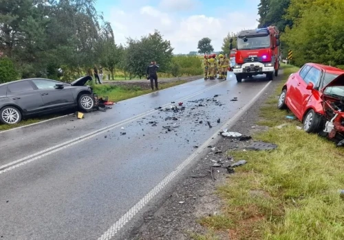 Cztery osoby ranne w wypadku. Lądował śmigłowiec LPR