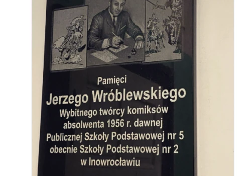 Tablica Jerzego Wróblewskiego już w inowrocławskiej szkole. Wkrótce odsłonięcie