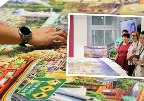 Wielkie puzzle językiem wspólnym dla kilku pokoleń. Takiej układanki w Opolu jeszcze nie było