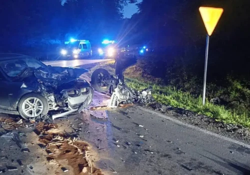 Tragiczny wypadek na Mazowszu. Nie żyje kierowca motocykla