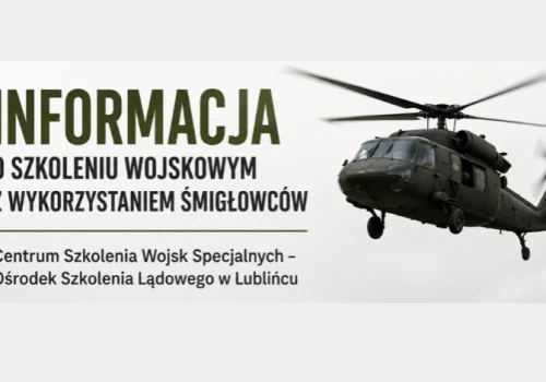 Wojsko ostrzega mieszkańców. Śmigłowce będą latać także nocą
