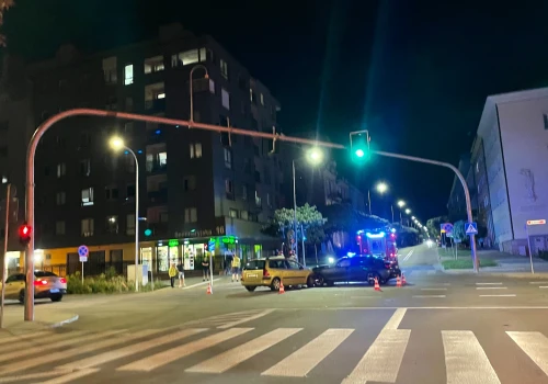 Wypadek w centrum miasta, jedna osoba przewieziona do szpitala
