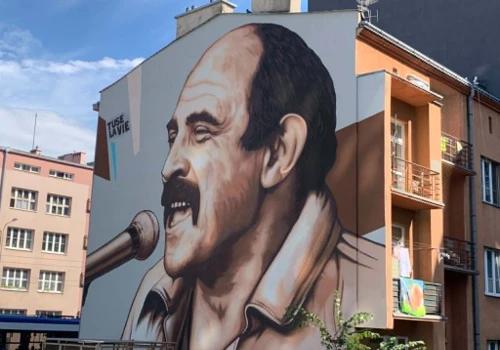 Andrzej Zaucha ma swój mural w Krakowie. Powstał blisko dawnego mieszkania artysty
