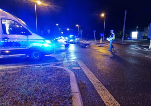 Nie ustąpił pierwszeństwa motocykliście. Kierowca jednośladu ranny po wypadku w Lublinie