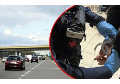 Karambol na A2. Ukrainiec omijał korek pod prąd, czeka go deportacja