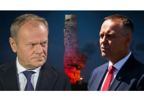 87 lat od wybuchu wojny. Tusk i Nawrocki oddają hołd na Westerplatte
