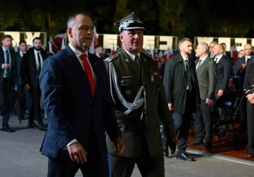 Nawrocki na Westerplatte zwrócił się do Tuska. Uderza też w Niemcy