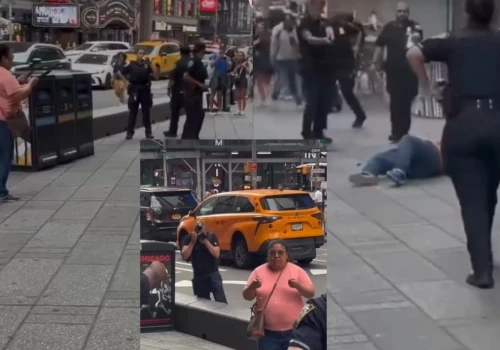 Atak nożowniczki na Times Square w Nowym Jorku. Policja zastrzeliła kobietę
