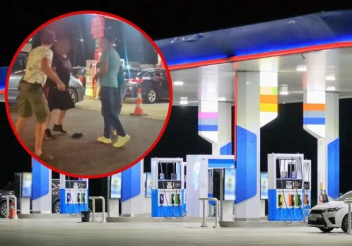 Kolejka po paliwo zakończyła się szarpaniną i wyzwiskami. W ruch poszła pałka teleskopowa