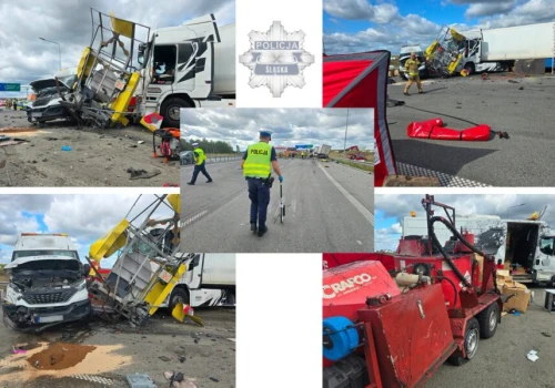 Kierowca ciężarówki staranował pracowników na A1. Zabił cztery osoby