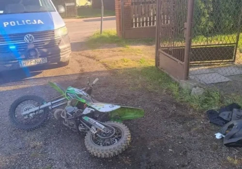Pościg za mini crossem! Za kierownicą siedział... 13-latek