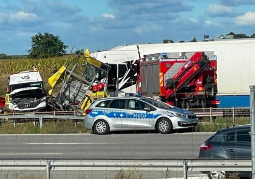 Tragedia na A1. Kierowca ciężarówki nawet nie hamował?