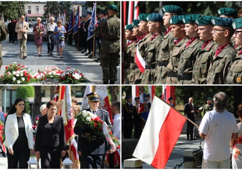 Hymn narodowy, złożone znicze i kwiaty. Ofiary II wojny światowej upamiętnione w Nowym Sączu
