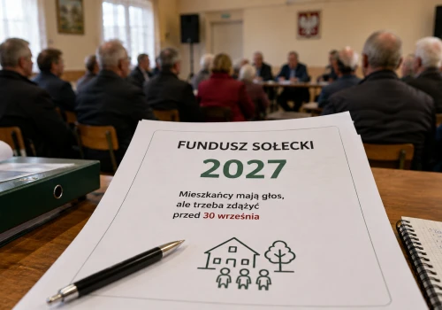 Fundusz sołecki 2027. Mieszkańcy mają głos, ale trzeba zdążyć przed 30 września