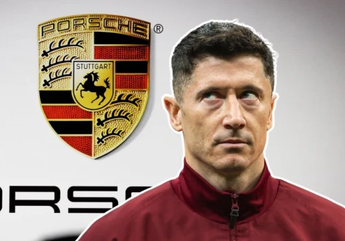 Lewandowski dostał własne Porsche. Tak małego jeszcze nie prowadził