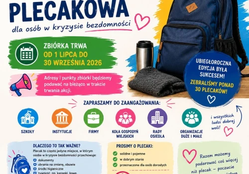 Zbiórka plecaków dla dorosłych. 