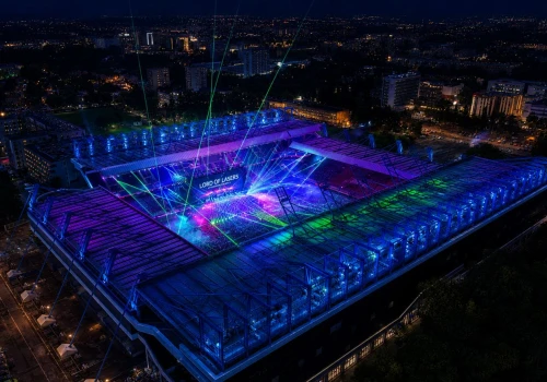 Kraków rozbłyśnie laserami. Wielkie widowisko na stadionie Wisły