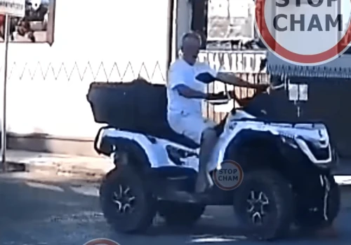 Quadem prosto w motocykl! Obserwatorzy Stop Cham szukają sprawcy