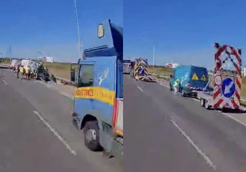 Zginęli na autostradzie A1 przez źle zabezpieczone prace. Przerażający film