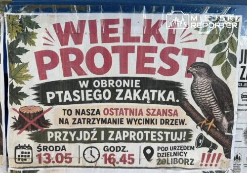Żoliborz chce budować, mieszkańcy chcą zachować zieleń. Walka o Ptasi Zakątek