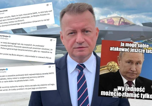 Błaszczak oskarżany o podważenie zasady NATO 