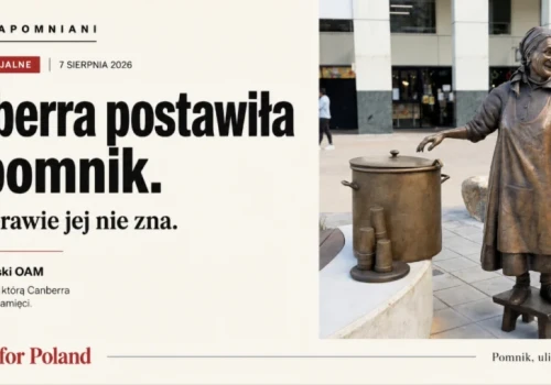CANBERRA POSTAWIŁA JEJ POMNIK. W POLSCE WCIĄŻ NIEWIELU WIE, KIM BYŁA STASIA DABROWSKI