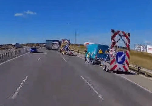10 metrów zamiast strefy bezpieczeństwa. Tak zabezpieczono prace na A1