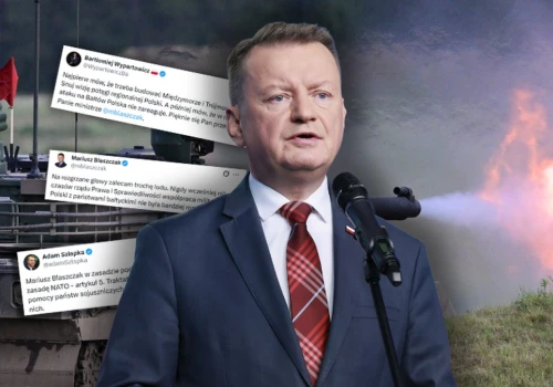 Poruszenie po słowach Błaszczaka o Polsce i NATO. 