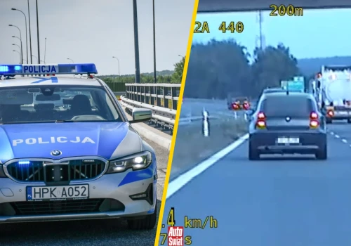 Pościg za BMW na S17. Za kierownicą siedział 16-latek. Wydmuchał promile