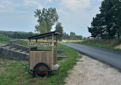 17-latek zbudował kartoflomat. Dwa koła od WSK-i, BLIK i kradzieże poniżej 1%