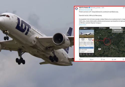 Samolot PLL LOT przeleciał nad Białorusią. Rzecznik wyjaśnia, co się stało