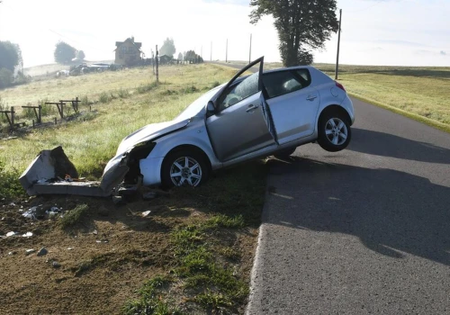Było blisko tragedii. Kierowca miał prawie 2,5 promila