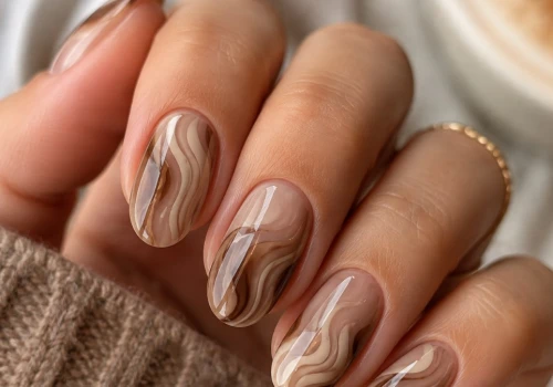 Swirled Mocha Nails już podbija salony. To będzie wielki hit jesieni
