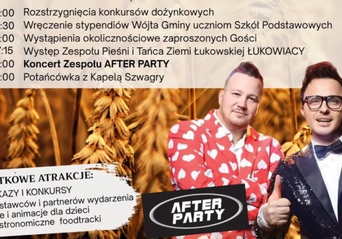Gmina Wiśniew zaprasza na dożynki w Śmiarach
