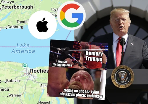 Apple i Google grzecznie zmieniły nazwę jeziora Ontario na swoich mapach tak, jak prezydent Trump kazał