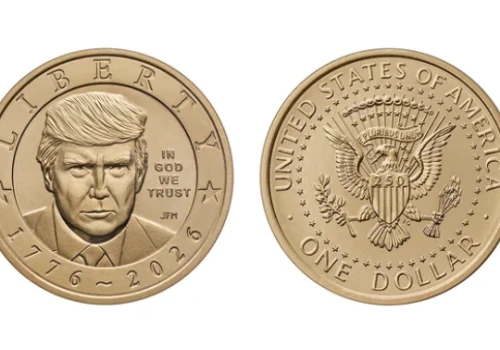 Moneta z Donaldem Trumpem trafiła do sprzedaży
