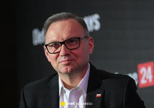 Andrzej Duda pytany o spór o Order Orła Białego dla Wołodymyra Zełenskiego. 