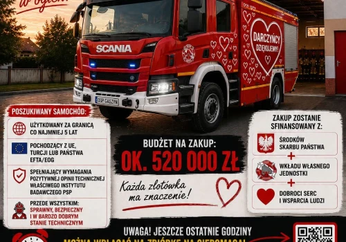 Emocje po zbiórce na zakup wozu dla OSP Gaszyn opadają, strażacy szukają wozu, który zastąpi wysłużonego Stara