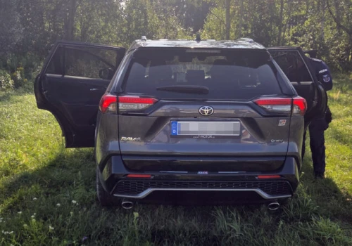 Skradziona w Czechach Toyota odnaleziona w powiecie wołomińskim – 30-latek z zarzutami