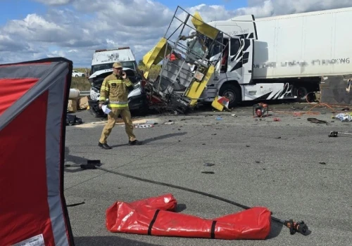 Sprawca tragedii na A1 kierował ciężarówką naćpany. Klefedron we krwi