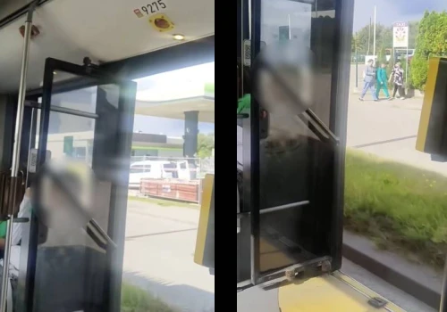 Po śmiertelnym wypadku autobus PKS Gdańsk znów jechał z otwartymi drzwiami