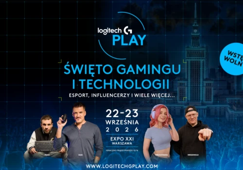 Warszawa stolicą europejskiego gamingu! Logitech G PLAY 2026 nadchodzi już we wrześniu!